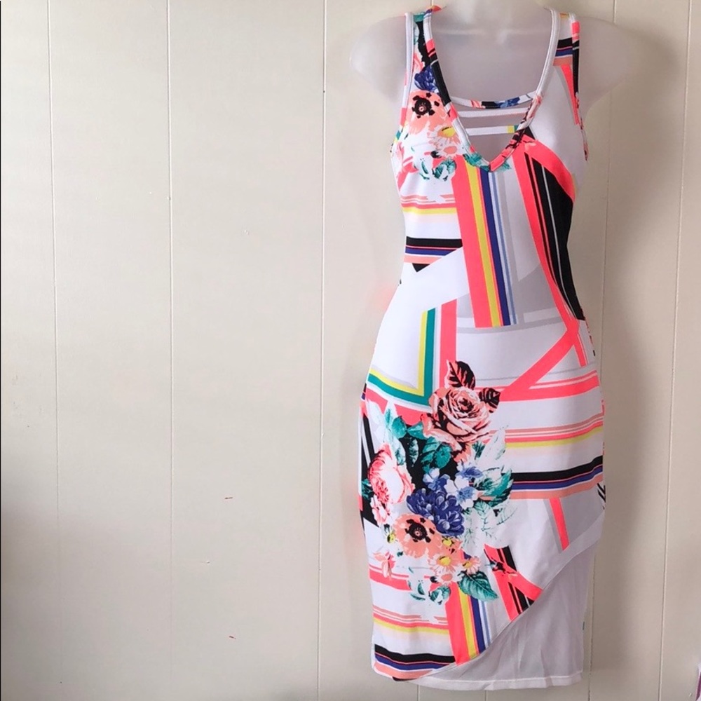 NEW Bebe abstract sexy dress size XS